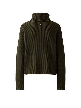 OUÍ | Pull à col roulé | olive